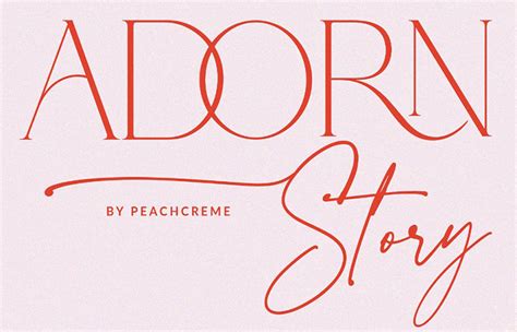 adorn font free download.